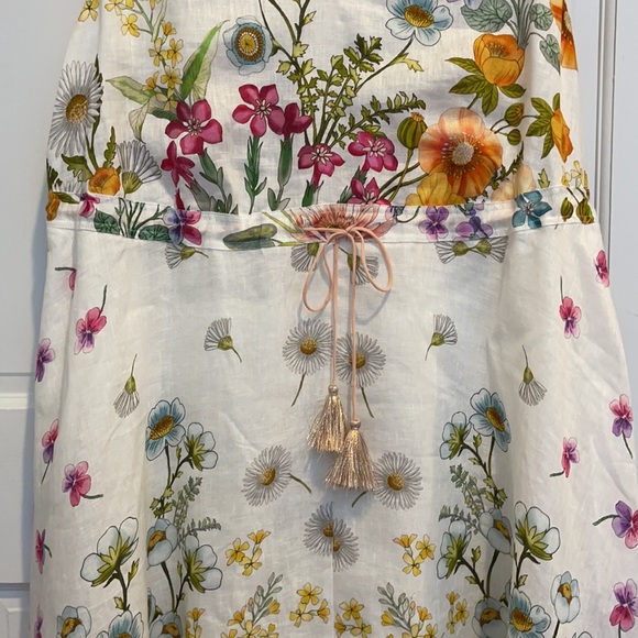 NEW Johnny Was Flaria V-Neck Floral Linen Dress - Picture 10 of 13